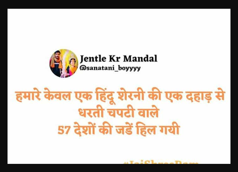 RRohanSaini_'s tweet photo. #Lioness #NupurSharma #Nupur #NupurSharmaControversy #India #BJP #IndiaStandsWithNupurSharma #WoldSTandWithNupurSharma #ISupportFreeSpeech https://t.co/CKDRNrFmCL