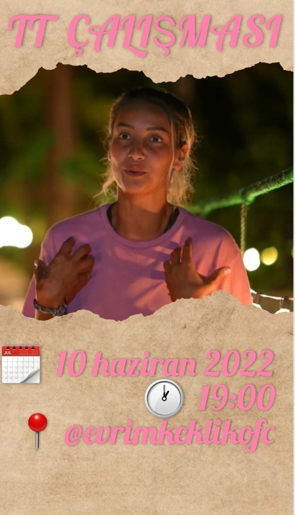 Herkese merhaba. 10 haziran 2022 cuma günü tt çalışmamız olacaktır. Katılımlarınızı bekliyoruz 💟 

[#EvrimKeklik • #Ekfc]