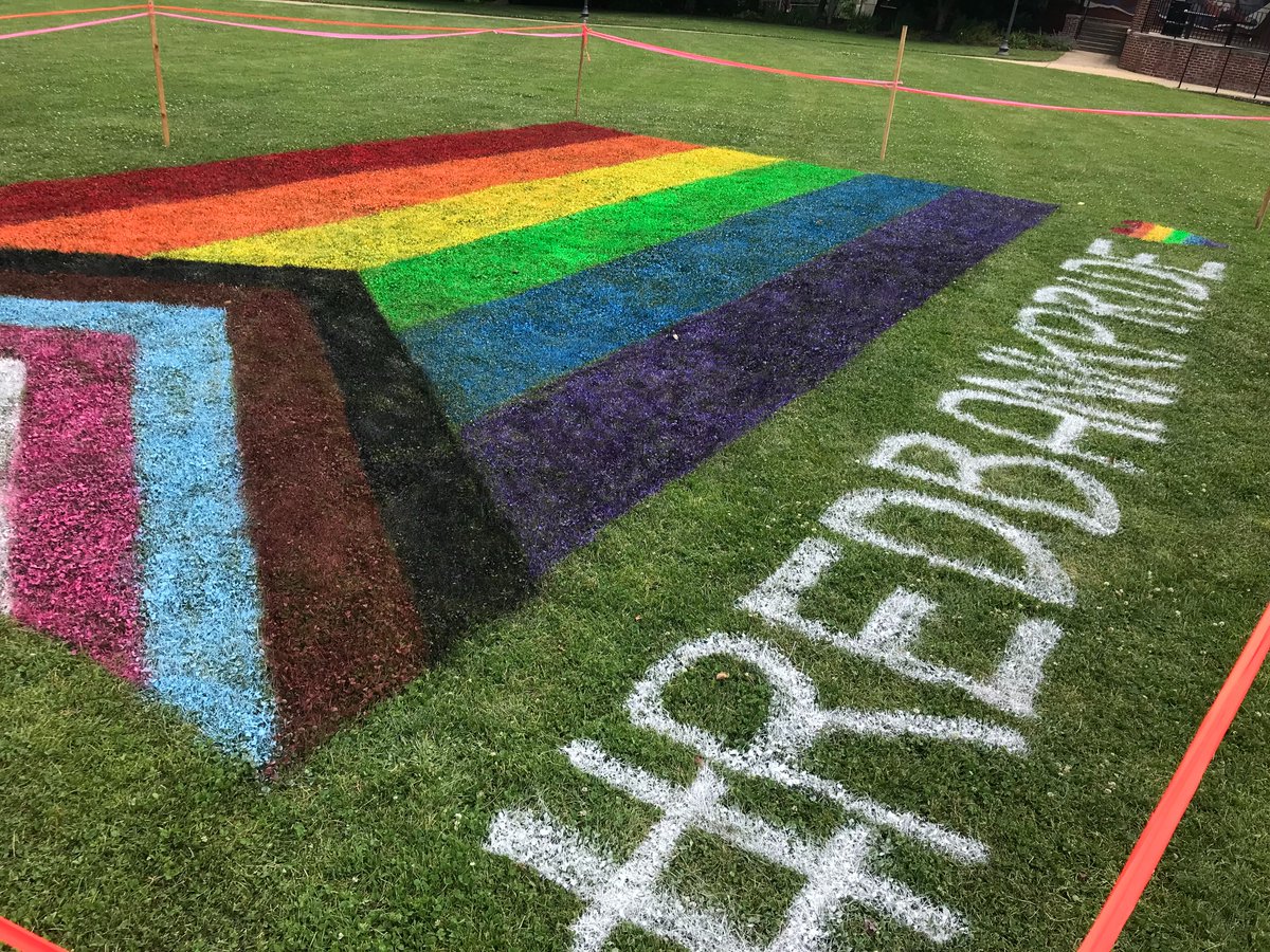 RBParksandRec's tweet photo. 3rd Annual Pride in the Park
#NEWDATE Sunday June 12th at 12:00 PM
#PaintedFlag #Artwork
#Credits to Bobby Holiday, DPU Supervisor and his Daughter Bailey Bryce Holiday as well as Borough employees Mike Conlin and Nick Osborn. Amazing job as always! https://t.co/4MRYHhfrpa