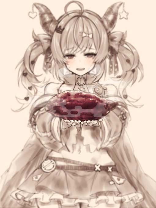 世界一かわいい芋の妖精のラフ
#いも似会 