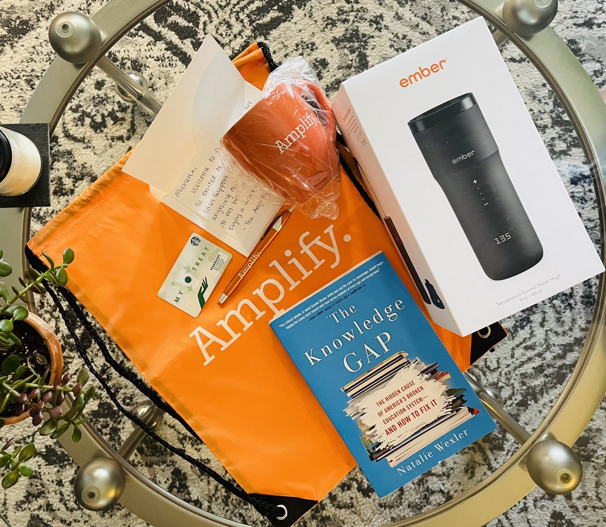 msmichelleland's tweet photo. Wow, what a warm welcome to @Amplify! I’m excited to join such an amazing company! #Amplify #telework #education https://t.co/sHepyFYaZG