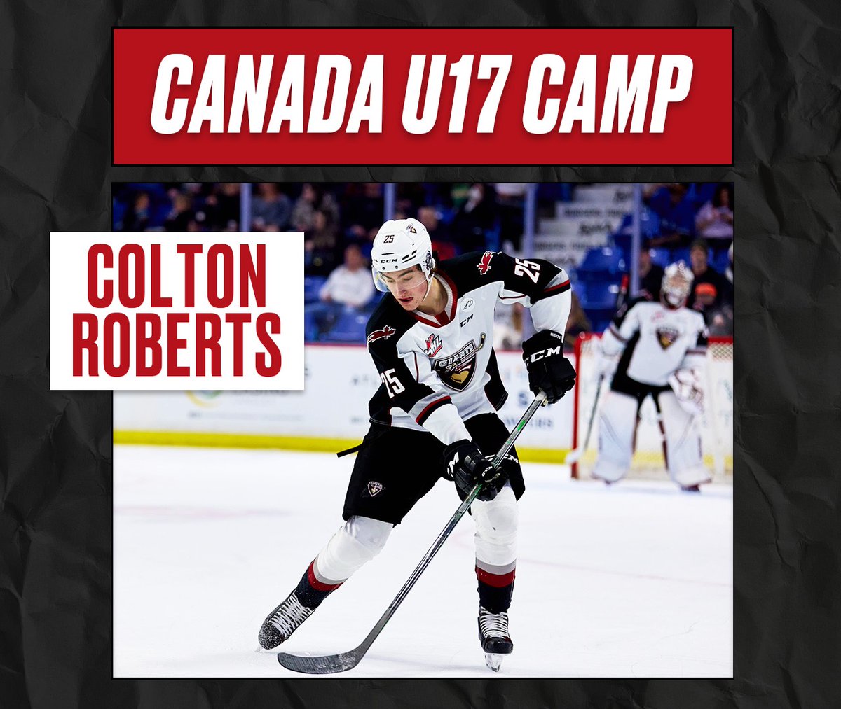 WHLGiants's tweet photo. CANADA CALLING! 🇨🇦

Congratulations to 2006-born defenceman Colton Roberts who was one of 100 players invited to Canada's U-17 Summer Development Camp in Calgary.

More 📎: https://t.co/GZqWhoUuAR

Congratulations Colton! https://t.co/BwUDY3SBqI