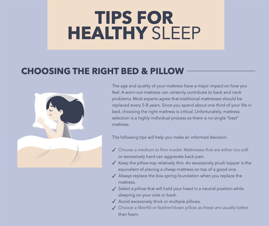 IHSP_SCC's tweet photo. According to recent research, there is a significant relationship between sleep and chronic pain. Our office is rooting for your good night’s sleep! Check out our top tips for healthy sleep that you can apply today. ✅ 

#sleephabits #sleeptips #pain https://t.co/6sreh35MfP