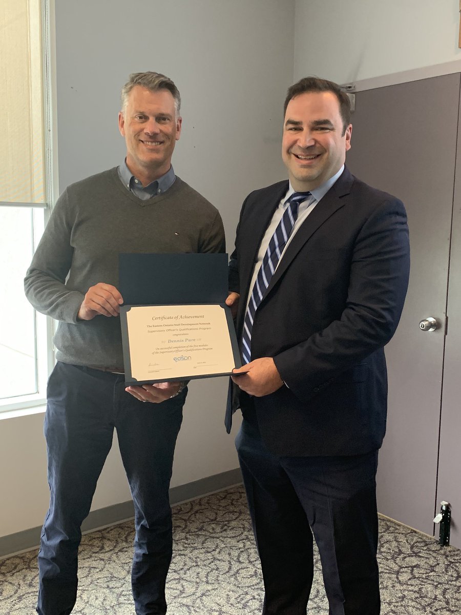 Congratulations <a href="/dennispare/">Dennis Paré</a> on successfully completing SOQP with EOSDN.  Your journey was inspirational. <a href="/eostaffdevnet/">EOSDN</a> @JBrettReynolds <a href="/OCDSB/">OCDSB</a> @CamilleWT_ocdsb <a href="/maryjanefarrish/">mary jane farrish</a>