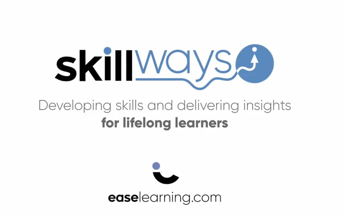 Ease Skillways™ is a full featured skills-based learning experience solution. It enables skills-based learning design and mapping, embedded delivery of modular stackable learning experiences in any LMS or equivalent.Check out our blog to learn more! lnkd.in/ePyuHSmv