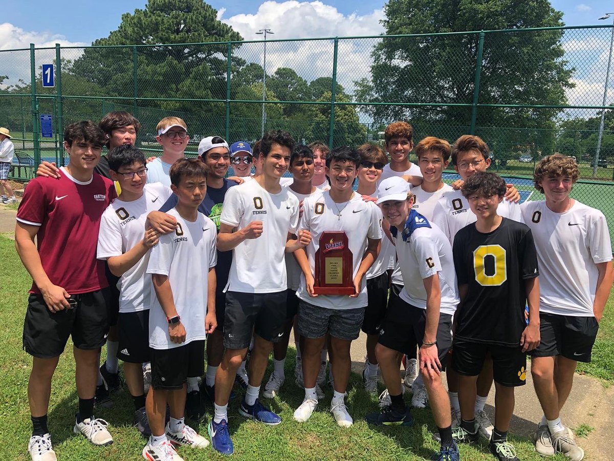 Congratulations to Oakton’s Boys Tennis!  Back to back state champions! #WEAREOAKTON @cougarboystennis