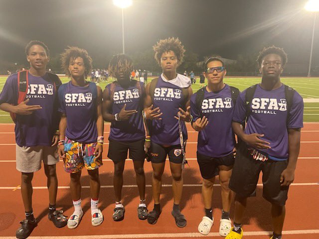 seth_palumbo's tweet photo. Great camp with @SFA_Football !! Had fun competing, I learned a lot from the camp and @coachkbleil https://t.co/IUbXzrBThU