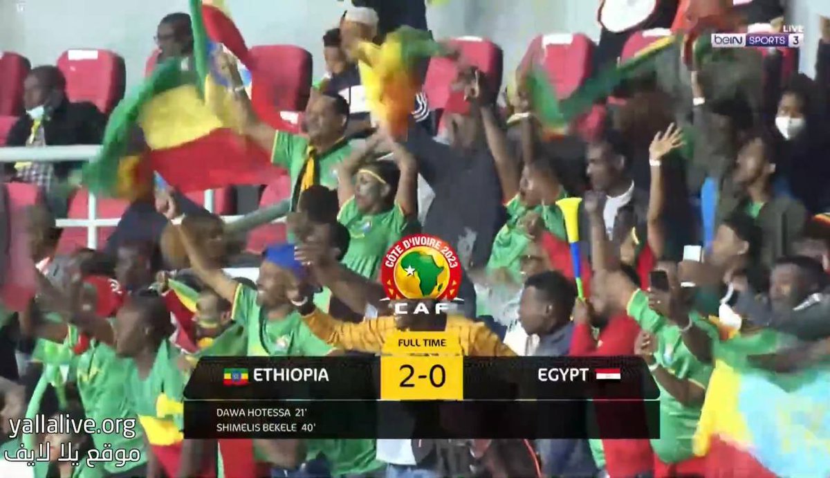 Hanayohanness's tweet photo. Ethiopia defeated Egypt 2-0 today.
#Ethiopia 
#AFCON2023Q 
#Egypt https://t.co/MSBAr2t3qI