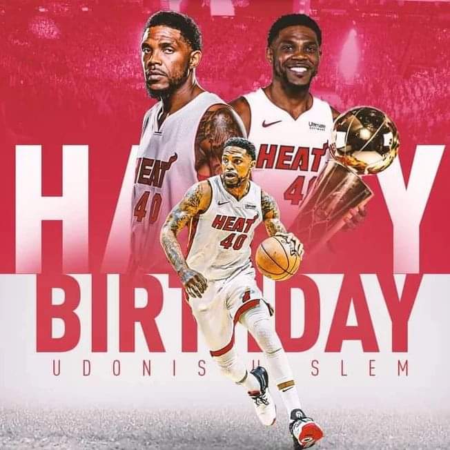 Happy Birthday to 3-time NBA Champion Udonis Haslem!      