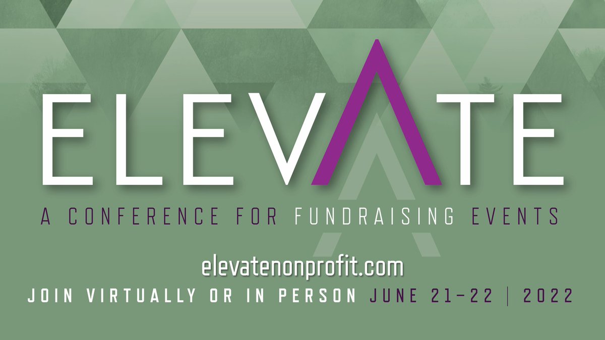 Join us virtually for Elevate—anyone who registers TODAY will be entered to win a FREE year of <a href="/GreaterGiving/">Greater Giving</a>!

Register now: elevatenonprofit.com