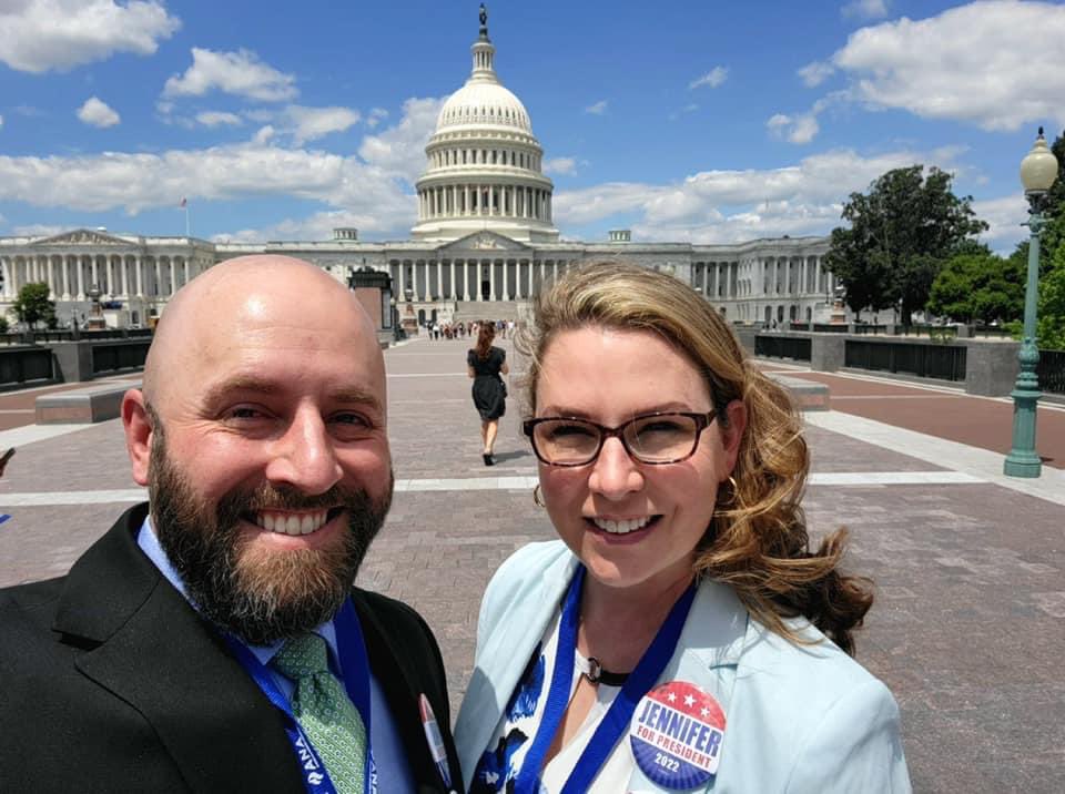 #ANAHillDay  Visiting with multiple Oregon congress persons!