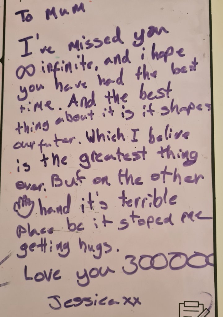 Lululabowsky's tweet photo. A note I have come home to after spending a fabulous week in Glasgow at the #RCNCongress22.

It is just as important to inspire our younger ones to be pro-active in what they believe as it is each other ❤

Proud mum and proud MH student nurse 👩‍⚕️ https://t.co/7mmqGC0VMb