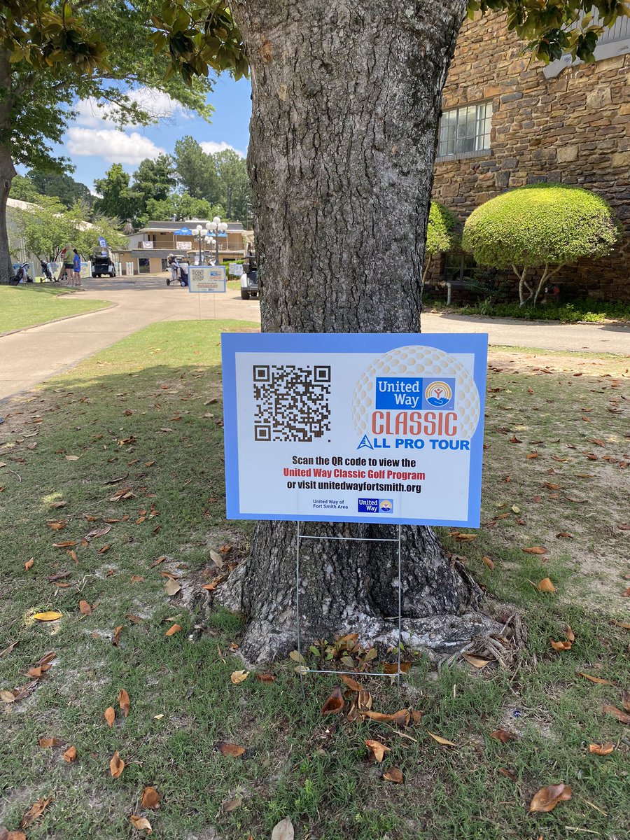 Scan the QR code to view the United Way online program. You can keep up with all the events for the week and follow the leaderboard for the APT golfers. <a href="/allprotour/">William Cooper</a> <a href="/cherokeecasino/">CC Cherokee Casino</a> <a href="/LegendsResortAR/">Legends Resort & Casino Arkansas</a>