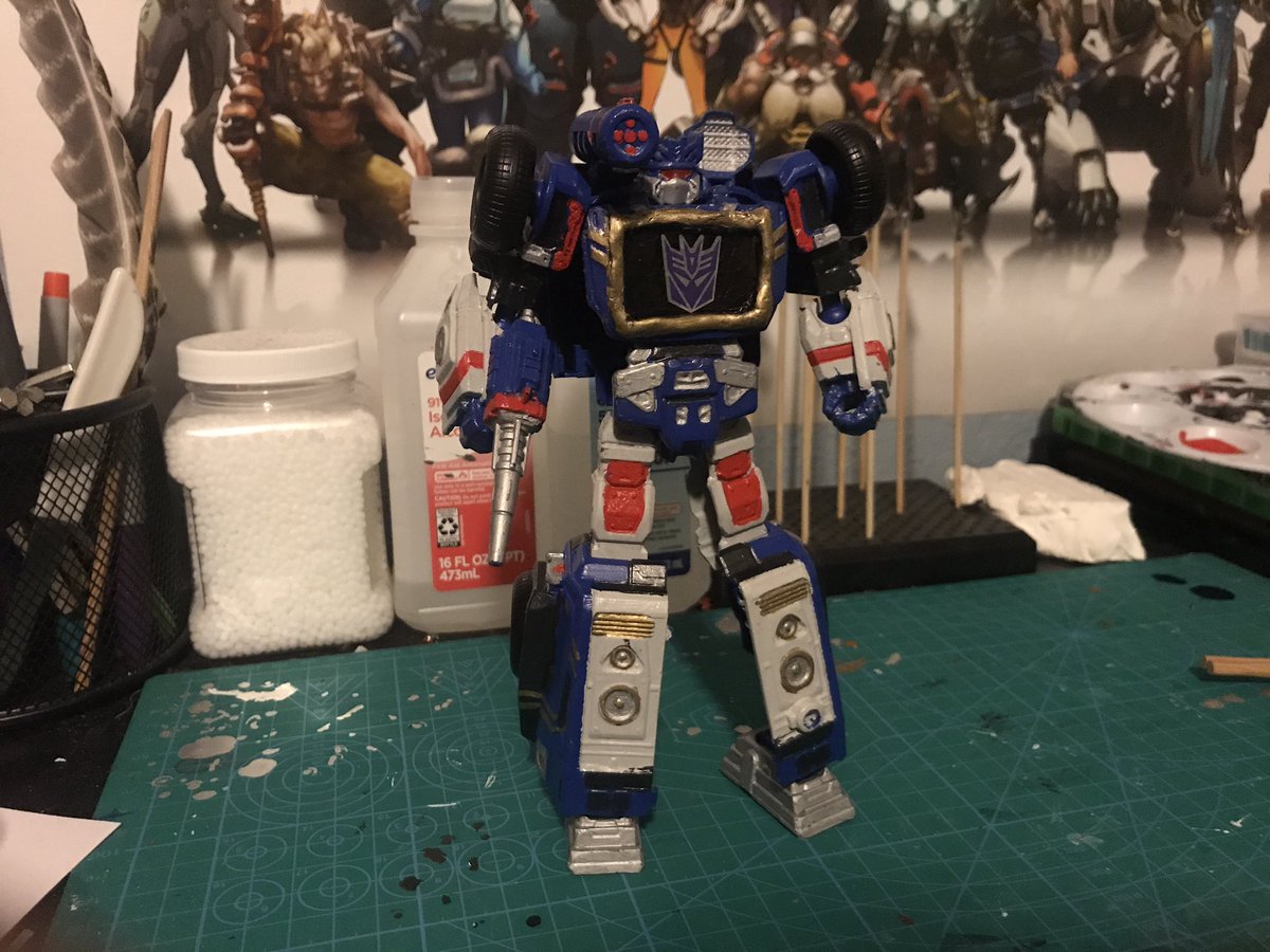 PIZZROLE's tweet image. My Custom Soundwave. I think this is a huge improvement on the figure
#Transformers #Maccadam