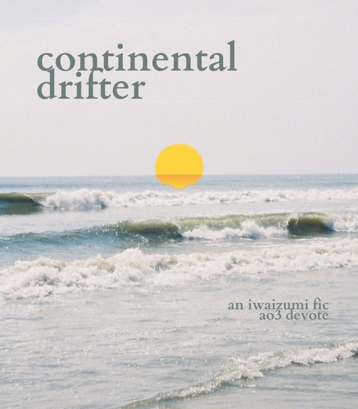 KYUUBElS's tweet photo. CONTINENTAL DRIFTER

an #iwaizumi fic for @iwazine

https://t.co/1cPB6R0sU2 https://t.co/KScKh0cfxS