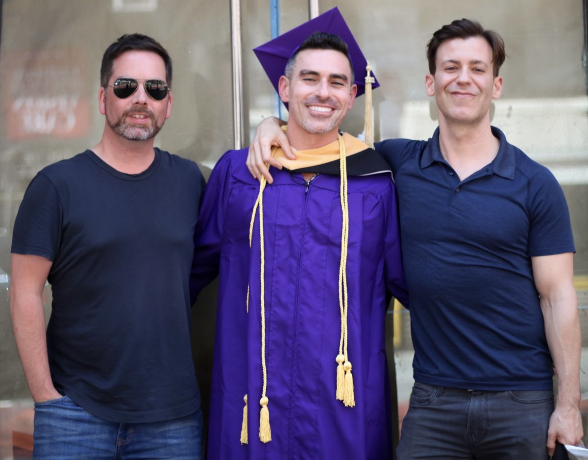 ColbyLChambers's tweet photo. I’m so proud of Brian Spitulnik for graduating yesterday with a masters of social work. The world is gonna be a better place having him working to heal the lives of others. He’s my inspiration. #mentalhealth https://t.co/VRXhzhzE9e