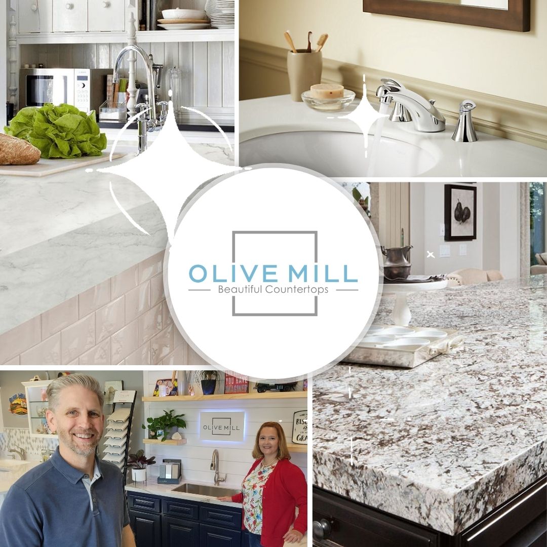 OliveMill's tweet image. Make Your Kitchen Sparkle with New Countertops!

New countertops are a terrific way to make any kitchen sparkle. With so many colors and materials to choose from, you can really make your space pop.
#countertops #kitchencountertops #vanitycountertops