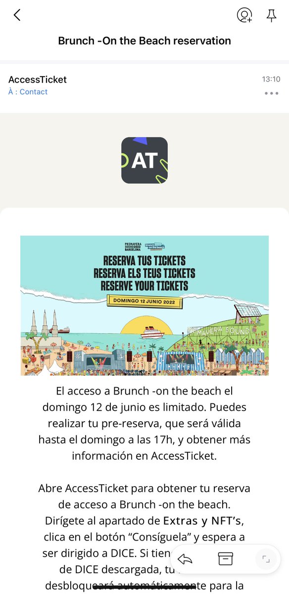 Atypik's tweet photo. @Primavera_Sound @Primavera_Sound he recibido vuestro email a las 13h10 es decir 17 minutos después que anunciais quería esta agotado. Eso se llama estafa. Os voy a denunciar para recibir reembolso. https://t.co/YluwoZiMuN