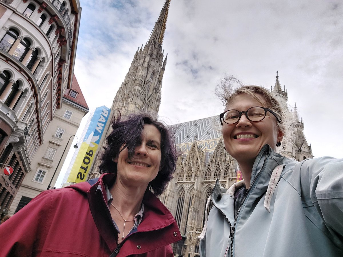 Exploring some #Vienna with @ellisnilsson today. Tomorrow it will be all about things spatial in the North and beyond 🤓 with @meDIVAlist @Ohthere2_0 @Norse_World @MappingSaints