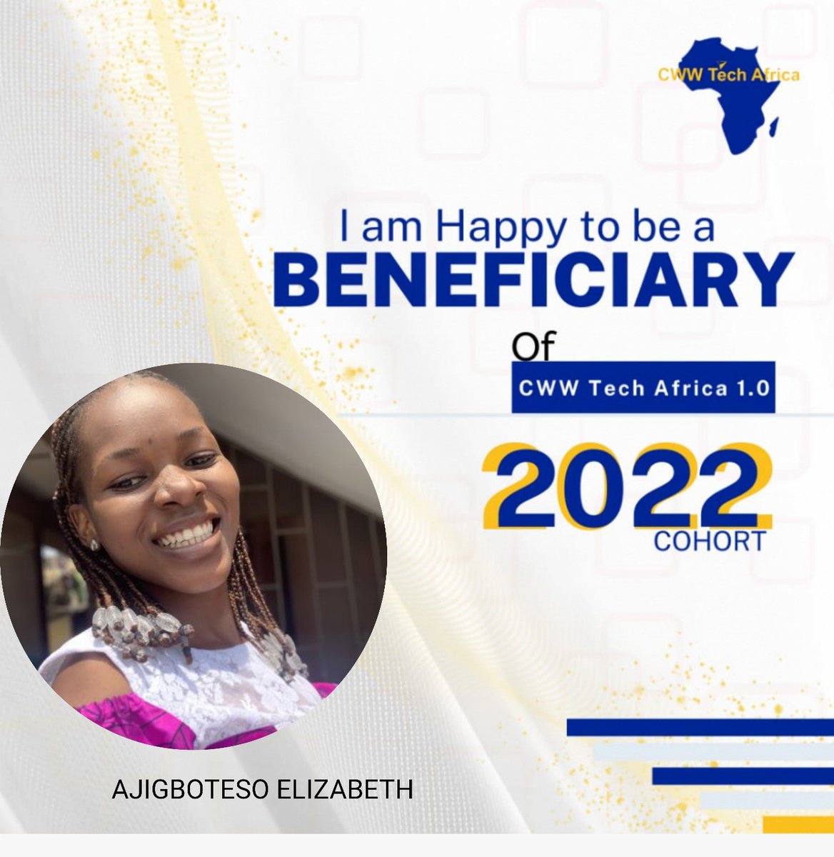 QLizee's tweet image. Just 2 weeks in training and I&apos;m learning so much about UI/UX Product design!
Thanks CWW TECH AFRICA
#cwwtechafricacohort1 
#cwwtechafrica 
#cwwtechafrica2022 
@ife_d_ayo
@IjomantaUche 
@cwwtechafrica