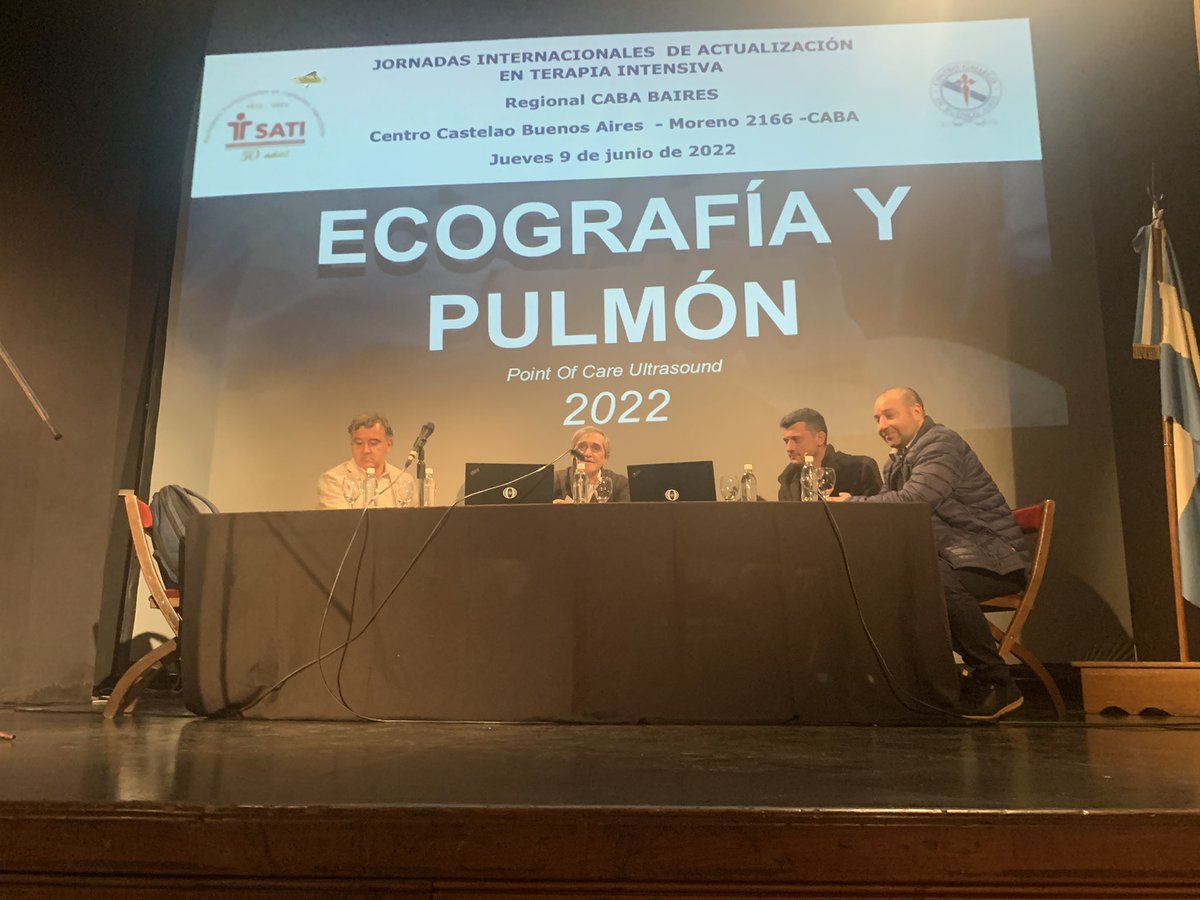 SatiAmba's tweet photo. #JornadasSATIAMBA
ECOGRAFIA Y PULMON
@panchopocus 
Dr. Gustavo Cardonatti
@pablofalvo 
Dr. Marco Garcia 
Dr. Eduardo Rodríguez
@SATIarg @CarinaBalasini @redbasa
#POCUS #ecocritica @ASARUC1 @TECNOIMAGEN https://t.co/pWHsJWPuTj