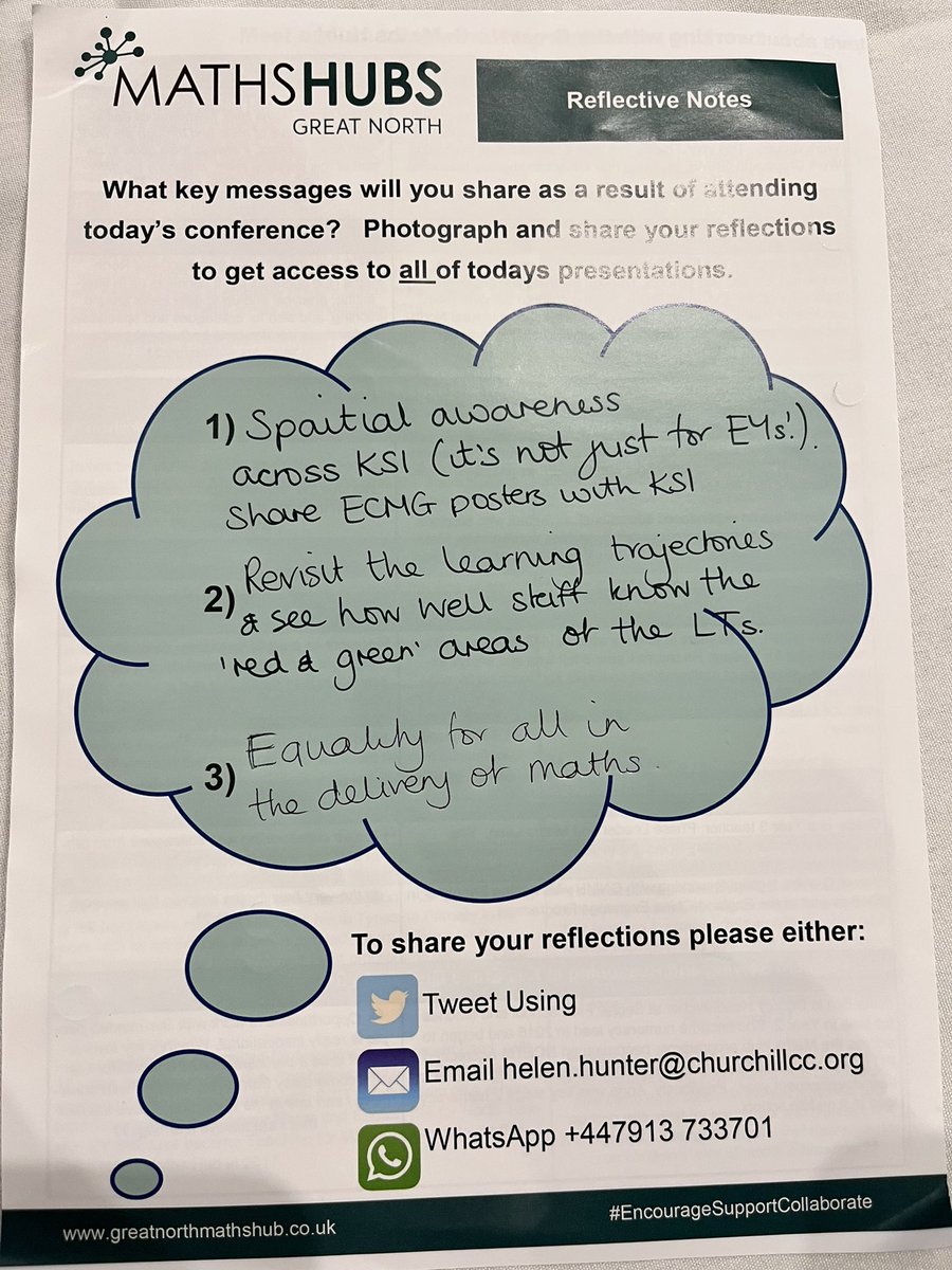 Great day at the <a href="/GNMH_MathsHub/">Great North Maths Hub</a> conference … a whole 3yrs and 3days since the last one! #GNMH_Conf #EncourageSupportCollaborate