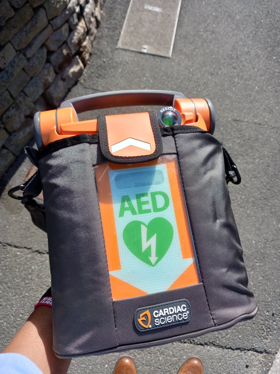 Today a customer came into store asking for help, an ambulance had been called but a defibrillator was needed,thankfully the ambulance arrived in time. Today has brought me valuable awareness. <a href="/NHS/">@NHS</a> <a href="/stjohnambulance/">St John Ambulance England</a>