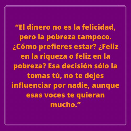 FerServin's tweet photo. “El dinero no es la felicidad, pero la pobreza tampoco. ¿Cómo prefieres estar? ¿Feliz en la riqueza o feliz en la pobreza? https://t.co/QLQd8asKEp