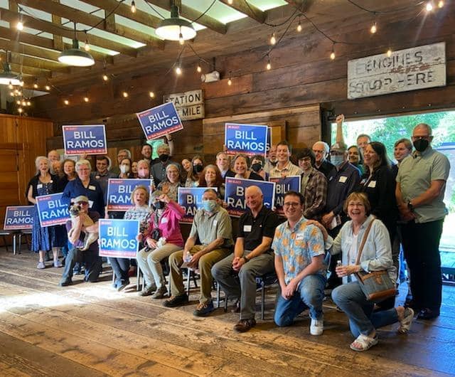 Great evening to kick off Rep. Bill Ramos' re-election to House of Representatives in the 5th LD! I was honored to serve as MC with <a href="/Tinapo/">Tina Podlodowski 🇺🇸🇺🇦🏳️‍🌈🏳️‍⚧️</a> <a href="/Hackney4the11th/">Rep. David Hackney</a> and joined by his amazing seatmate <a href="/electlisacallan/">Elect Lisa Callan</a>!  <a href="/VoteRamos/">Bill Ramos</a> #issaquah <a href="/5thDems/">5th Dems</a>