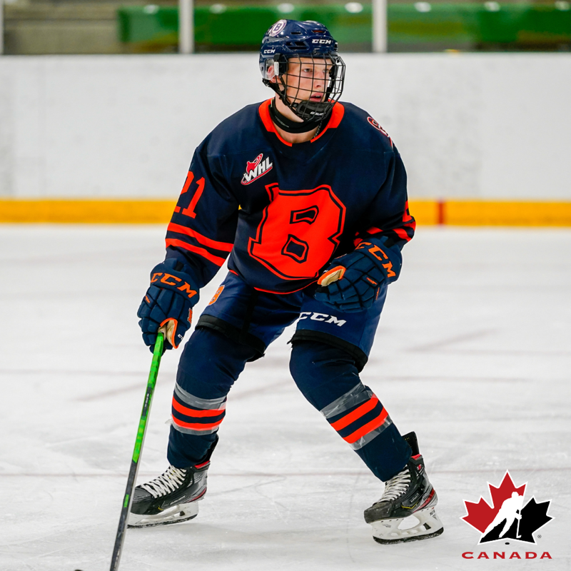 PGCougars's tweet photo. Prospect Tyson Buczkowski has been named to @HockeyCanada's U-17 Development Camp roster. Congratulations, Tyson. 🍁