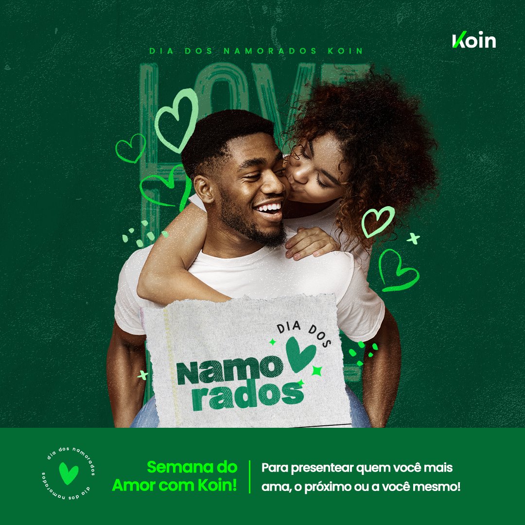 koin_br's tweet photo. Aqui o dia dos namorados é só amor💚
E parcelando no boleto da Koin, você presenteia quem ama com muitos descontos...
Olhá nossos stories, vai? Só uma espiadinha👀
#descontos #Koin #MundoK #DiadosNamorados https://t.co/eguF0SVCDm