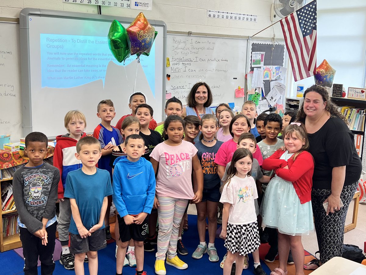 It’s Mrs. Maturo Day here at Mohegan School! Congratulations and best wishes to her on her retirement!