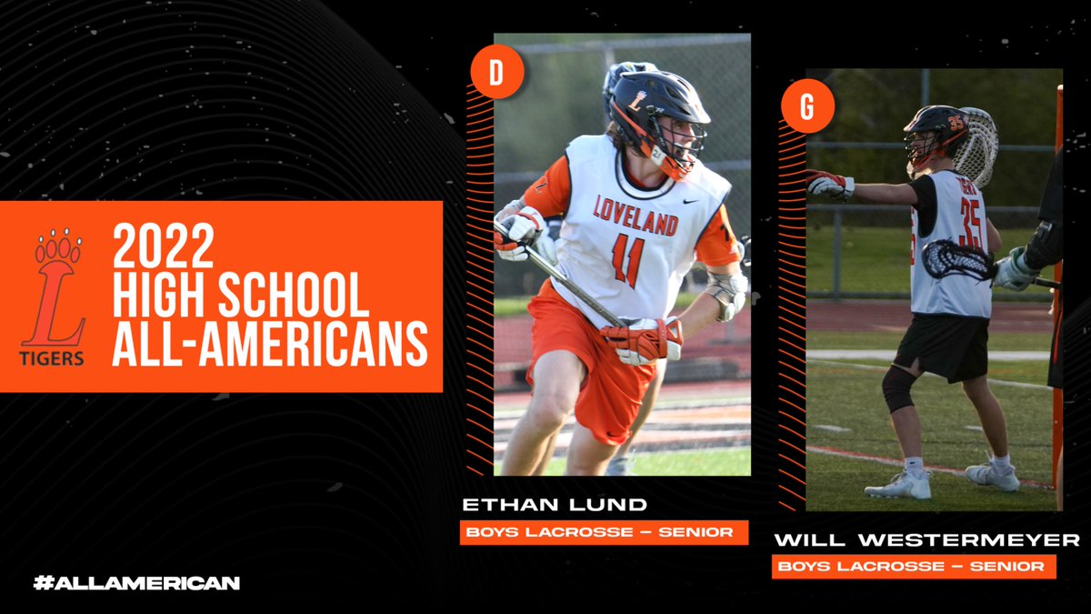 LovelandAthletics (@lovtigers_ad) on Twitter photo Special shout out to Ethan Lund and Will Westermeyer on being named 2022 H.S. Boys Lacrosse All-Americans!! What an incredible season! <a href="/LHStigerslax/">Loveland Men’s Lacrosse</a> Special shout out to Ethan Lund and Will Westermeyer on being named 2022 H.S. Boys Lacrosse All-Americans!! What an incredible season! <a href="/LHStigerslax/">Loveland Men’s Lacrosse</a>