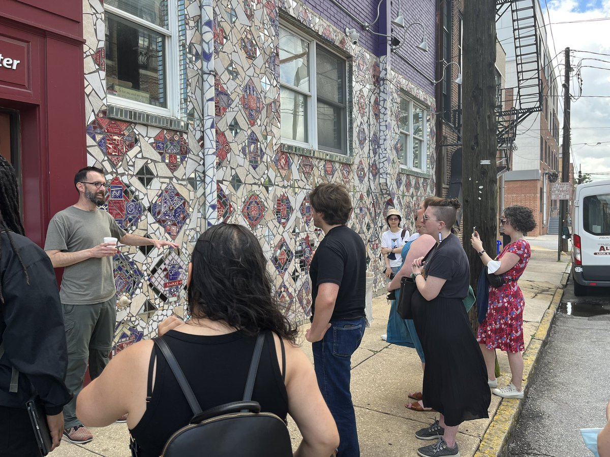Grateful to @KalmbachMT for teaching this year’s incredible group of @UDMatCult DELPHI fellows about The Creative Vision Factory in downtown Wilmington.
thecreativevisionfactory.org