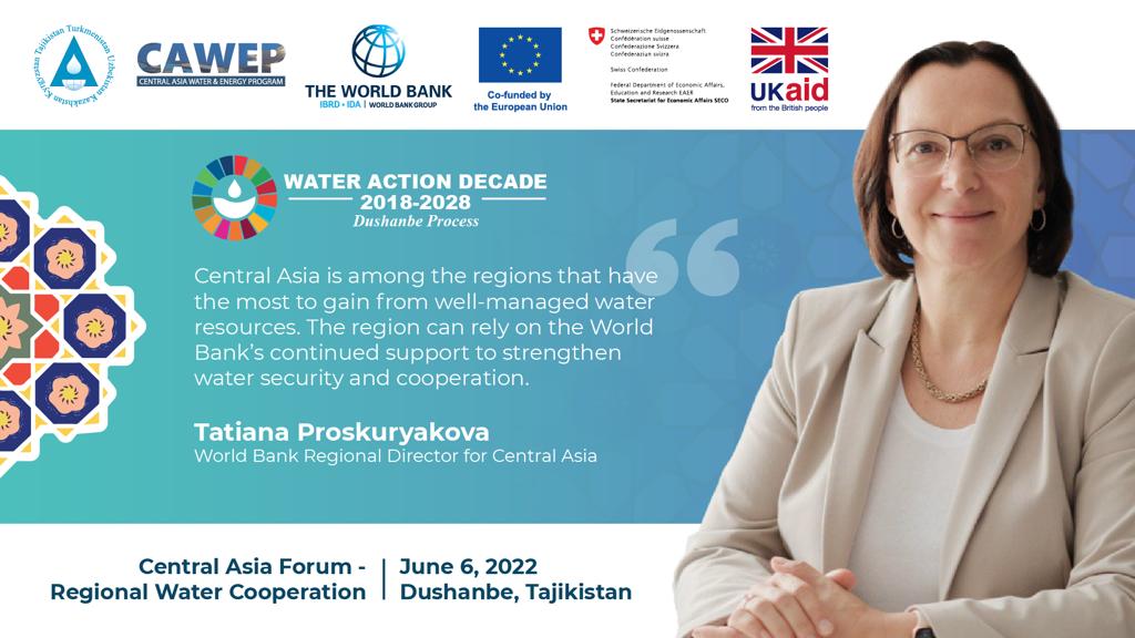 In #Dushanbe, @WorldBank Regional Director for #CentralAsia Tatiana Proskuryakova noted increasing pressures on the region's water resources & reaffirmed commitment to strengthening water security.💧 Read her new blog, co-written with @JenniferJSara1: wrld.bg/QMaX50JtTW1
