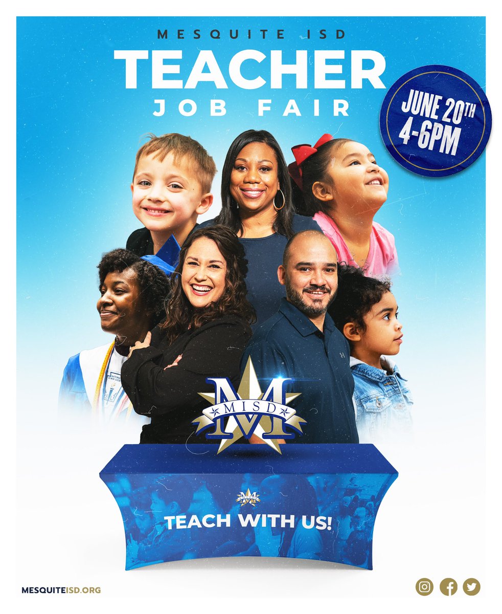 You’ve taught with the rest; come teach with the best! #Mesquite #MadeToExcel