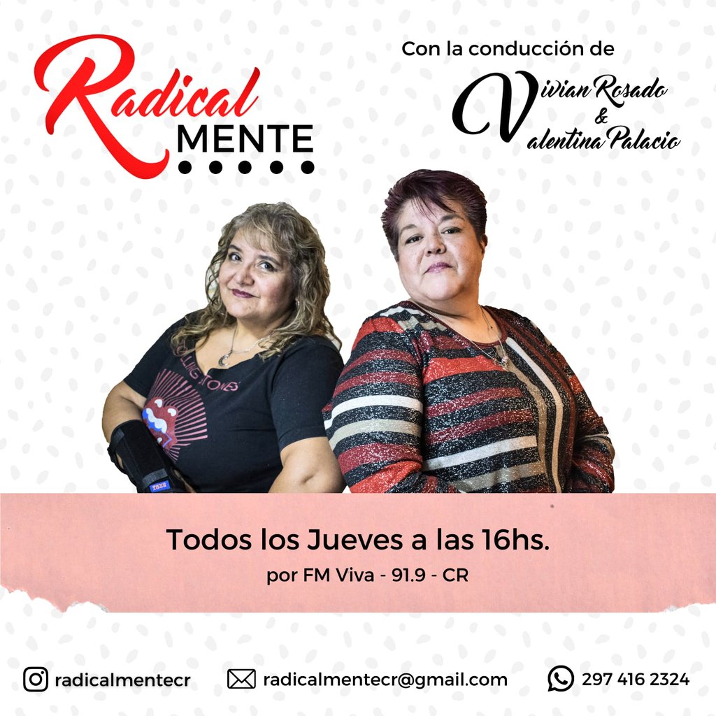 saffiriogra's tweet photo. Ya comienza #Radicalmente por @fmviva1 📻 Hoy voy a estar estar participando de este maravilloso programa conducido por @VivianRosado27 y Valentina Palacio 🇵🇱 Nos escuchamos en unos minutos! https://t.co/o4ONybpN7v