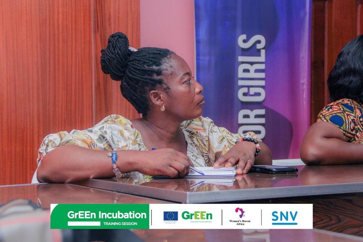 haven_africa's tweet photo. Today's session was focused on helping trainees understand what Business Model Canvas entails, and the essence of building a sustainable business. 

@SNVGhana @EuropeInGhana @UNCDF  
#LetGoGrEEn
#womenshavenafrica #thehomeofwomen #GrEEn #GrEEnIncubation #Agriculture https://t.co/1atKCkSqQ2