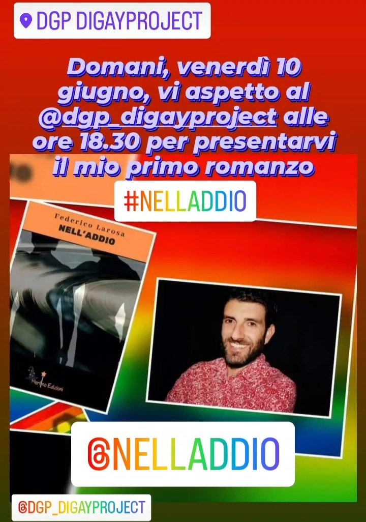 NellAddio's tweet photo. #nelladdio @FedericoLarosa #digayproject https://t.co/JQnbf4PPlt