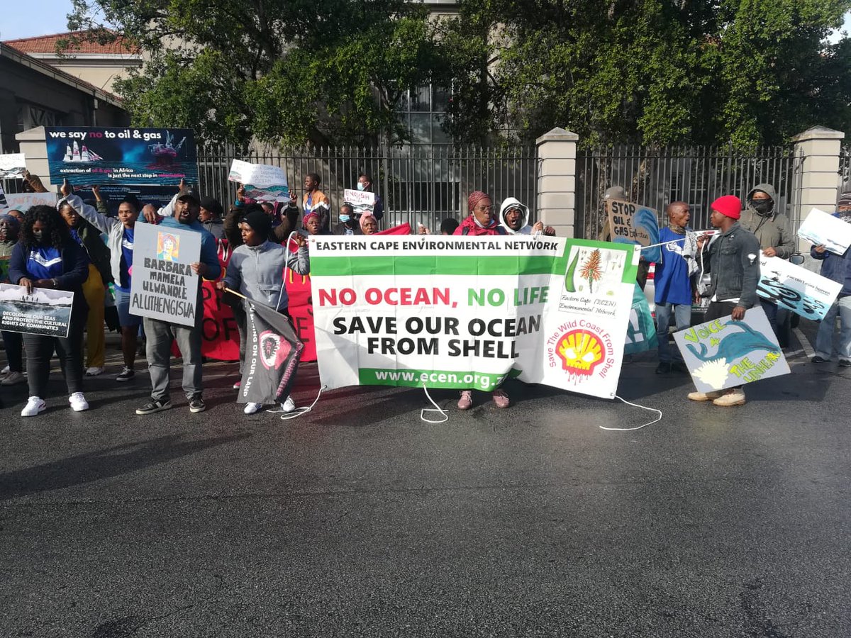 ExtinctionR's tweet photo. "The people of the Eastern Cape, not only rely on their coastline for livelihoods and sustenance, but also revere their ocean for healing, heritage, faith and tradition,” Lucien Limacher, Head of Litigation, Natural Justice.
#OceanNotOil
#SaveTheWildCoast https://t.co/PDm0xgs8OS