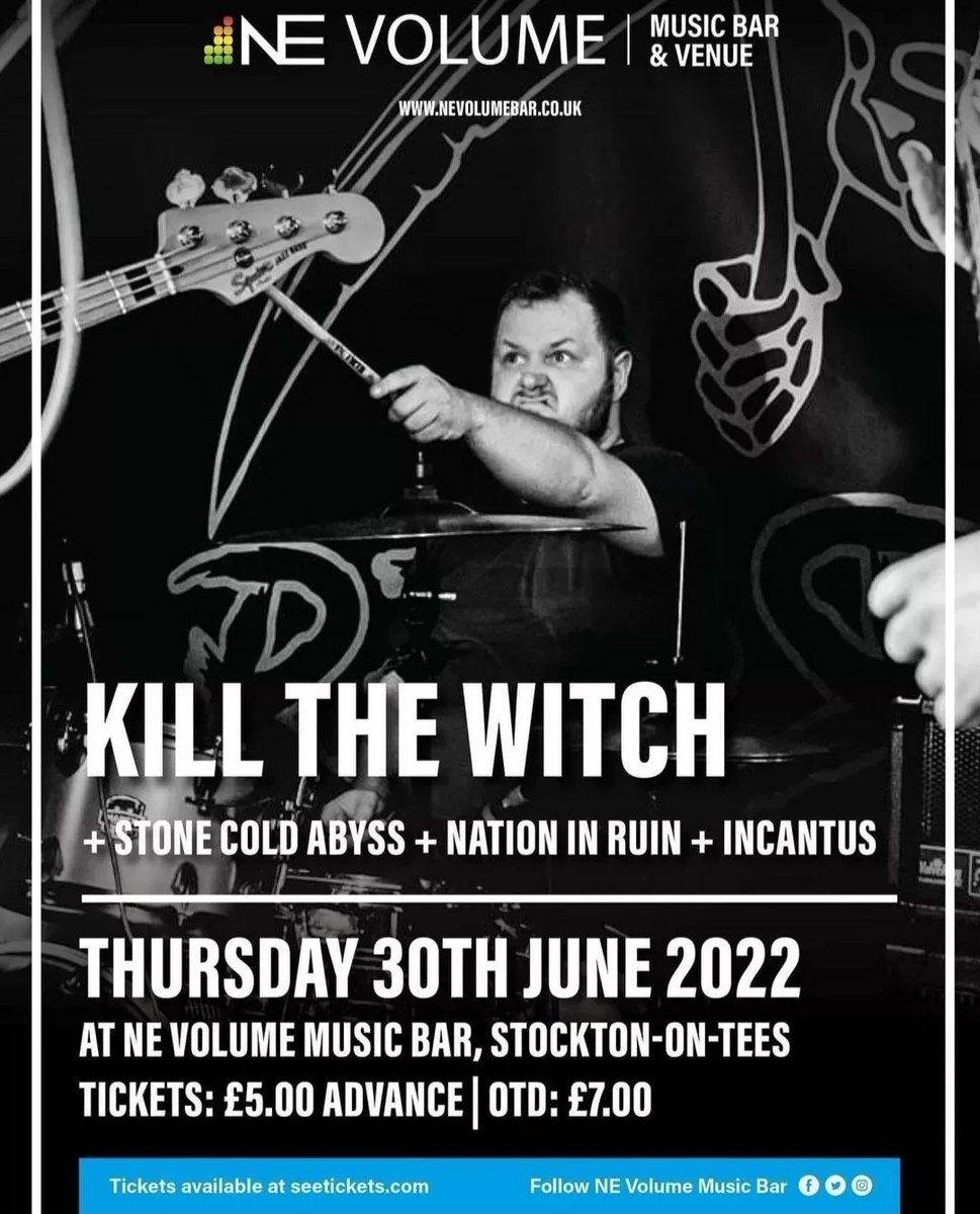 stonecoldabyss's tweet photo. Looking forward to Metal Fever on the 25th with some sick bands ❗
As well as that, we are back at the @nevolumebar on the 30th for a sick night of moshpits 🤘🏼
Tickets are available for Metal Fever &amp; Ne Volume Bar in our bio 🎟
-
-
- 
 #metal #metalmusic #metalband #metalmusican https://t.co/iXoaepRXht