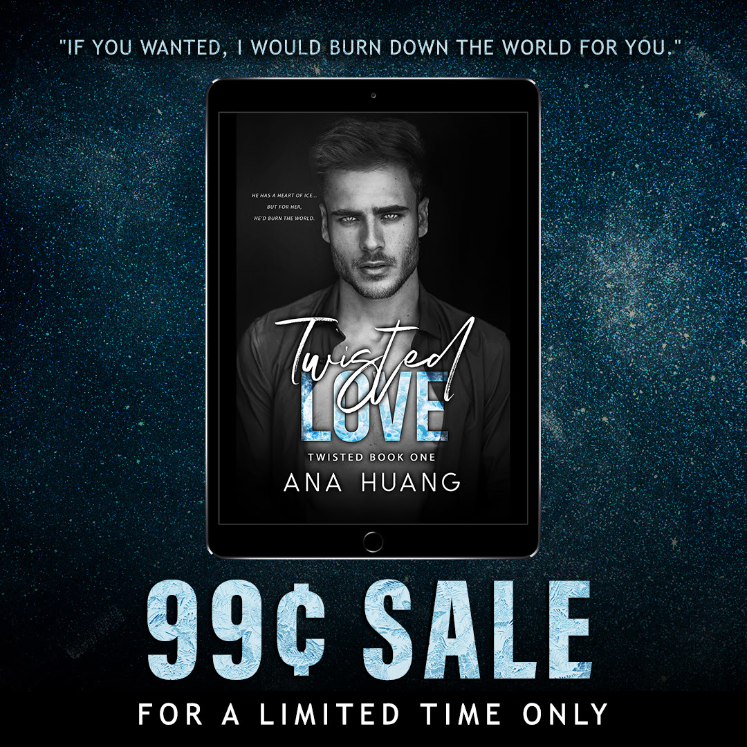 Twisted Love by Ana Huang is on sale now for just .99!

Amazon US: amzn.to/3Q6o9mY
Amazon Worldwide: mybook.to/TwistedLove

#TwistedSeries #AnaHuang #AlphaHero #PossessiveHero #BrothersBestFriend #GrumpyAndSunshine #valentineprlm @valentine_pr_