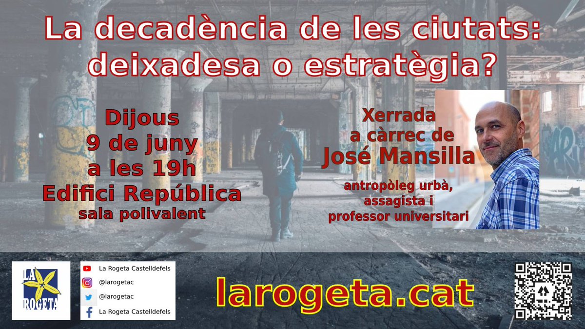 jrmoleroyll's tweet photo. En #MiniReporter fotografiant al professor José Mansilla @antroperplejo fent la #XerradaDebat de @larogetac amb el títol "La decadència de les ciutats: deixadesa o estratègia" #Castelldefels #Castelldefelsmagrada
Dj. 09/06/2022 tarda
#OppoA72 https://t.co/lAeV44cf1t