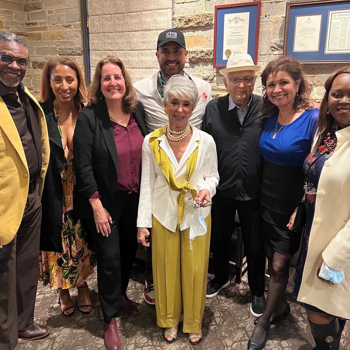 iambrendagarcia's tweet photo. What a night! #GeffenPlayhouse. Great people, great party and show!  LEGENDS #RitaMoreno 
#NormanLear Veterans #VME BJ Lange Y'Dhanna Daniels Karen Kraft Tony Lugo #VeteransInMediaAndEntertainment #Hollywood #ActorsWhoServed #Latina  #TheActorLife https://t.co/RpksOnOp15