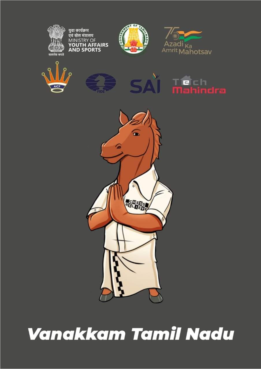 The mascot for the 2022 Chess Olympiad in Chennai, India. : r/AnarchyChess