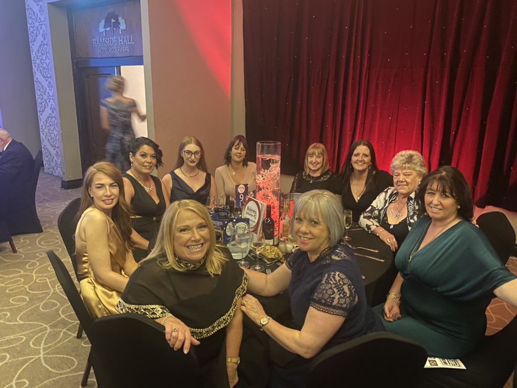 Great to be out celebrating at the NE Business Awards #nebizawards with these amazing women from @justforwomenct  I feel privileged to work alongside them and to see their amazing work in action.  Good
Luck tonight girls you deserve every award you get.