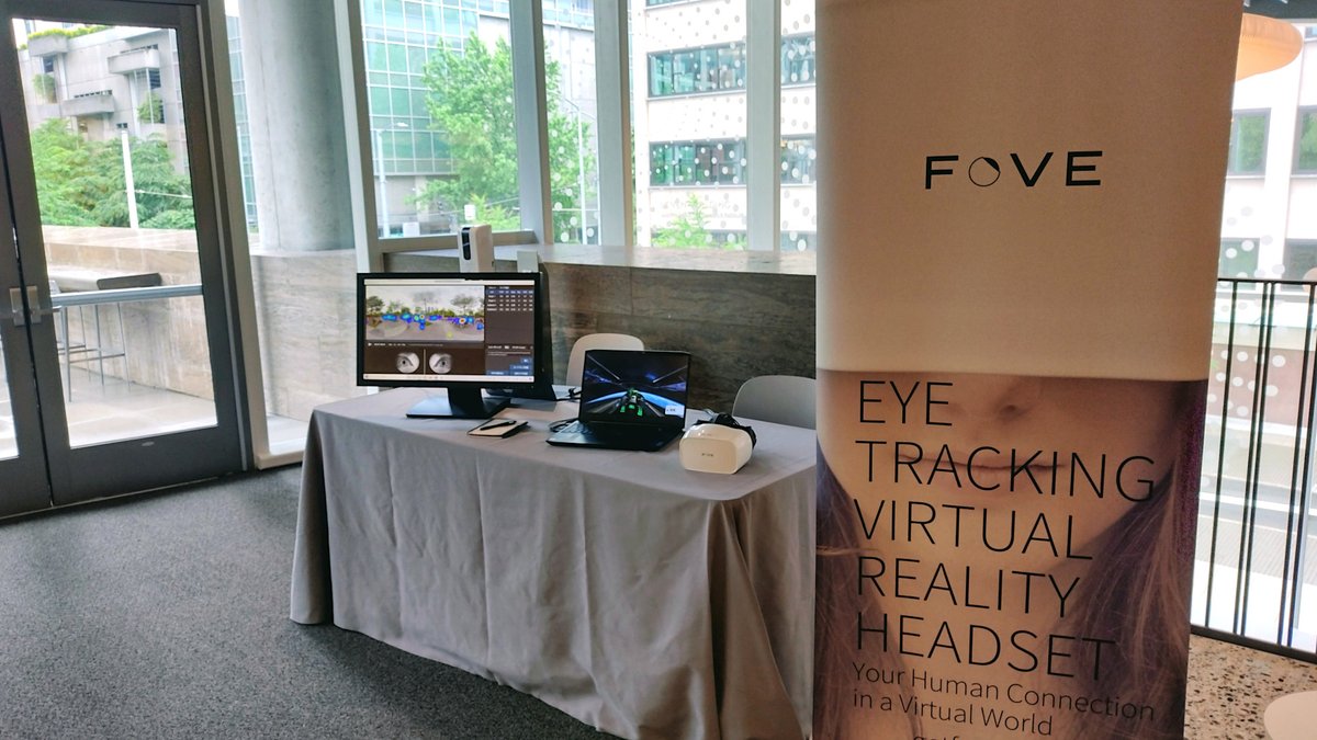 We're demoing our latest software &amp; hardware, including the new FOVE Gaze Analyzer software for researchers at #ETRA2022. Check us out in Seattle if you're around!