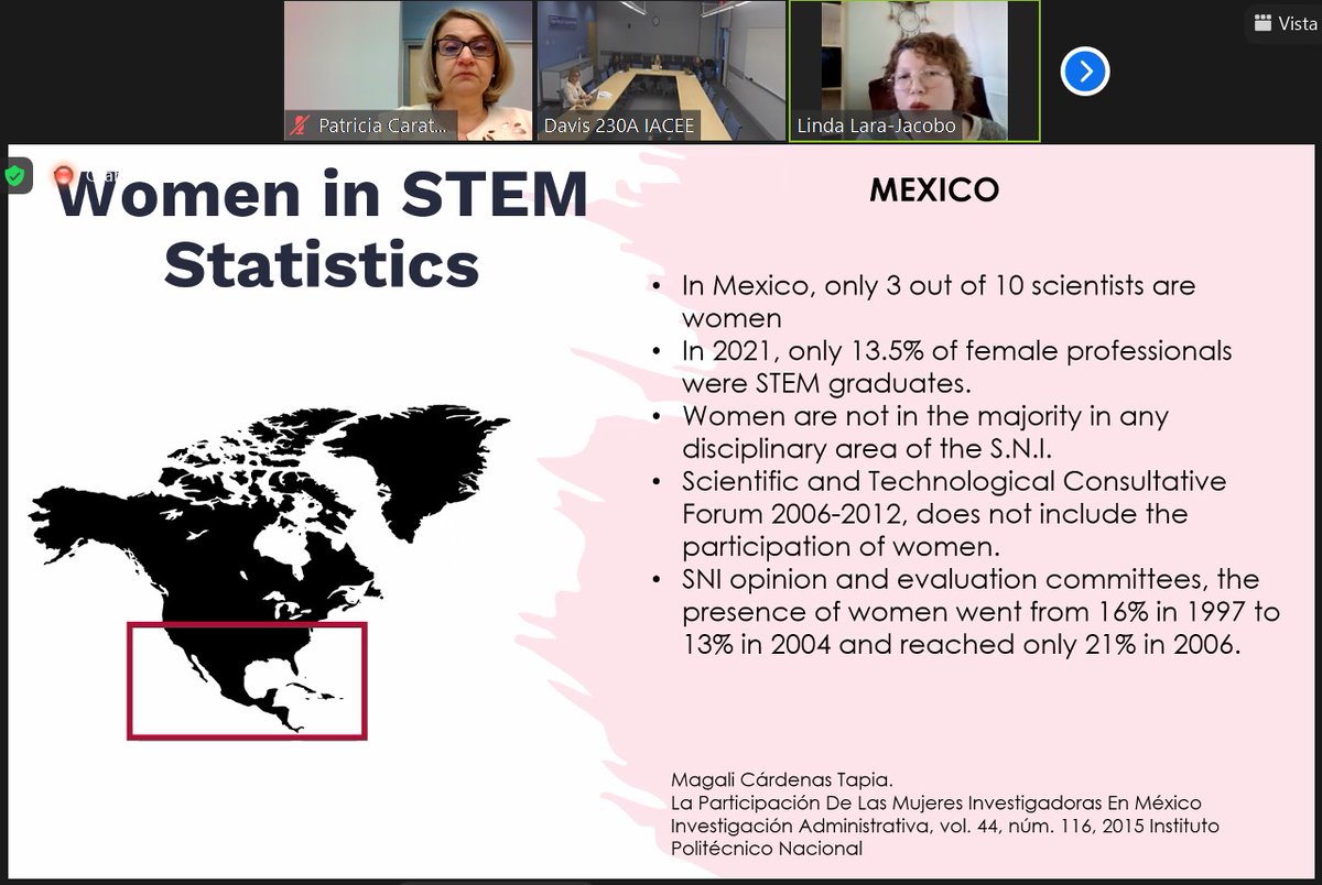 📢🚨El comité ejecutivo de la OWSD México 🇲🇽 tuvo el honor de participar en #IACEE2022 con una charla "The role of the OWSD Mexico in closing the gender gap". ¡Brava! <a href="/AlmaCristalHM/">Alma Cristal HM</a> @laralrlj <a href="/grebecag/">Rebeca María</a> @AleSantoscoy <a href="/MaribelgbE/">Maribel García</a> 💪👩‍🔬👏🎊👩‍💻