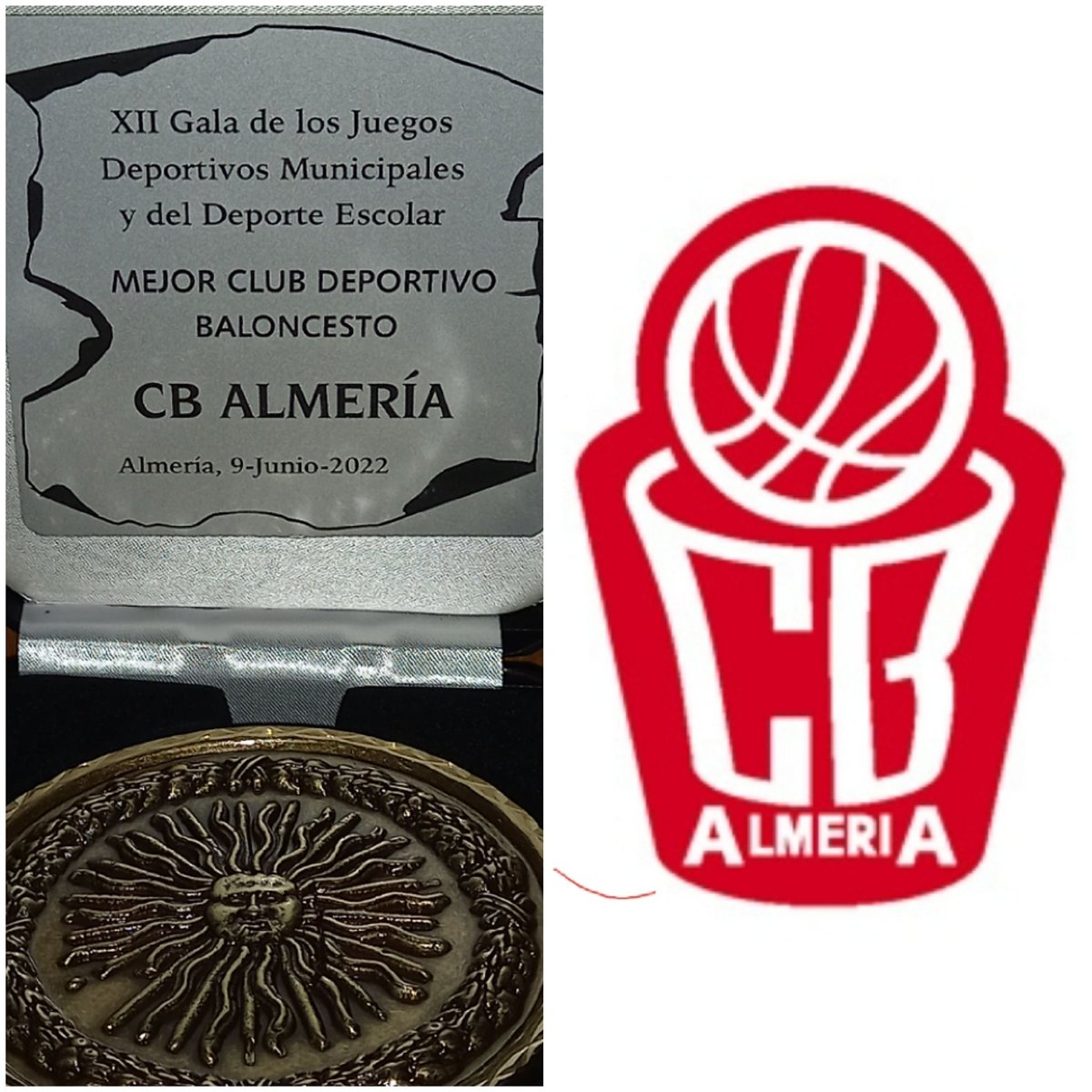 cbalmeria's tweet photo. El Club Baloncesro Almeria elegido MEJOR CLUB DE BALONCESTO 2022 en la Gala de los XII Juegos Deportivos Municipales y del Deporte Escolar @PMDAlmeria @aytoalm que se celebra en el Auditorio Maestro Padilla 
@cbalmeria @Cajamar 
#Formamoscompitiendo
#Competimosformando
GRACIAS❤ https://t.co/LuwCISqLXZ