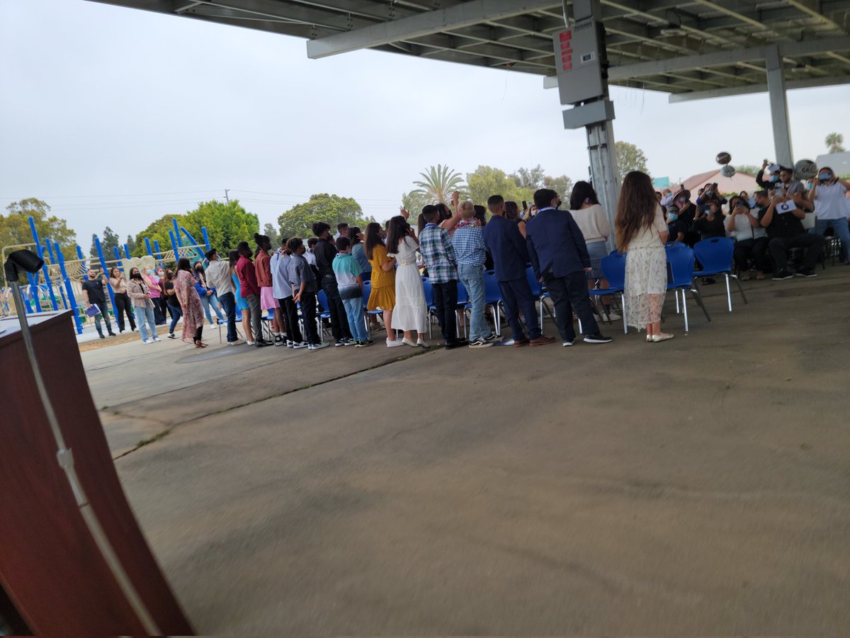Congratulations to Emory's promoting class of 2022! Thank you to everyone who set up such a great event! <a href="/EmoryEagles/">Emory Academy</a> <a href="/SBUSD_NEWS/">SBUSD NEWS</a>